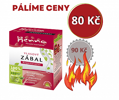 Vlasový zábal z henny