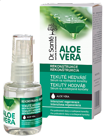 TEKUTÉ HODVÁB NA VLASY S VÝŤAŽKY ALOE VERA 30ml