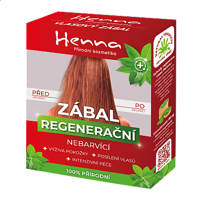 Vlasový zábal z henny