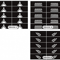 Henna Temporary Tattoo Template